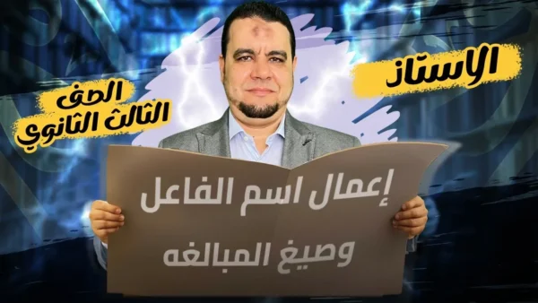 استاذ مهناوي غنيمي - في اللغة العربية - الصف الثالث الثانوي - Y 1